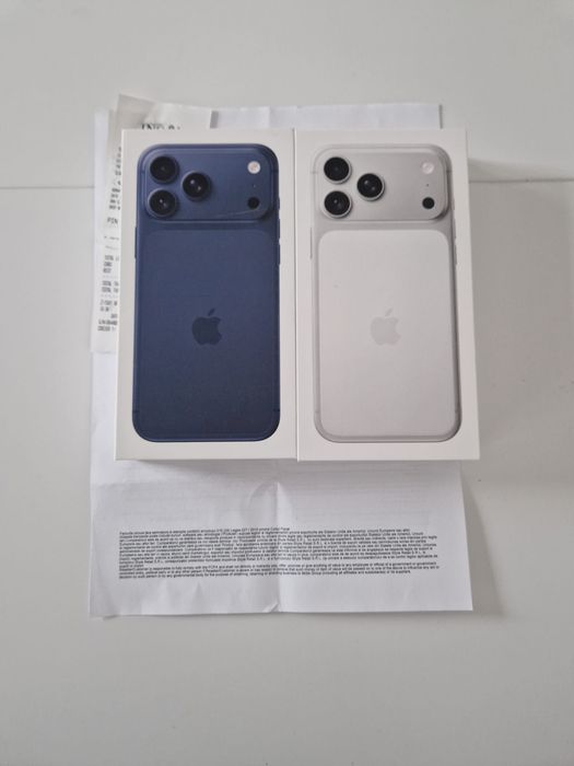 iPhone 17 Pro Max cu -Factura si bon de achizitie-