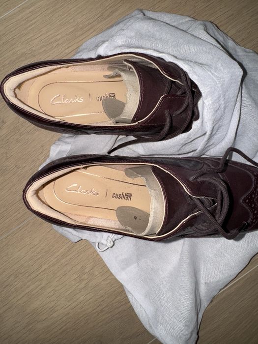 Papuci oxford Clarks 37