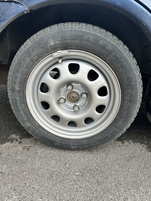 14 4х100 железарки със стар дот гуми