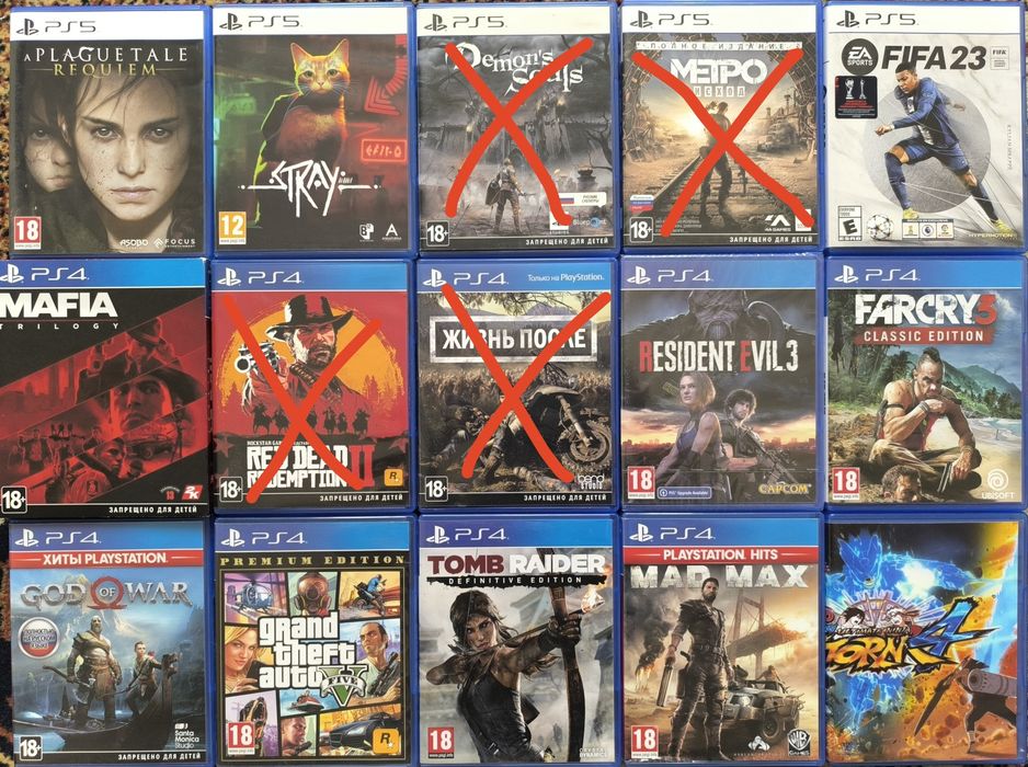Игры PS4 продажа