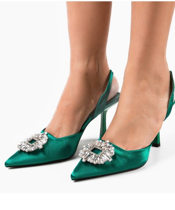 Pantofi eleganți Satin accesoriu