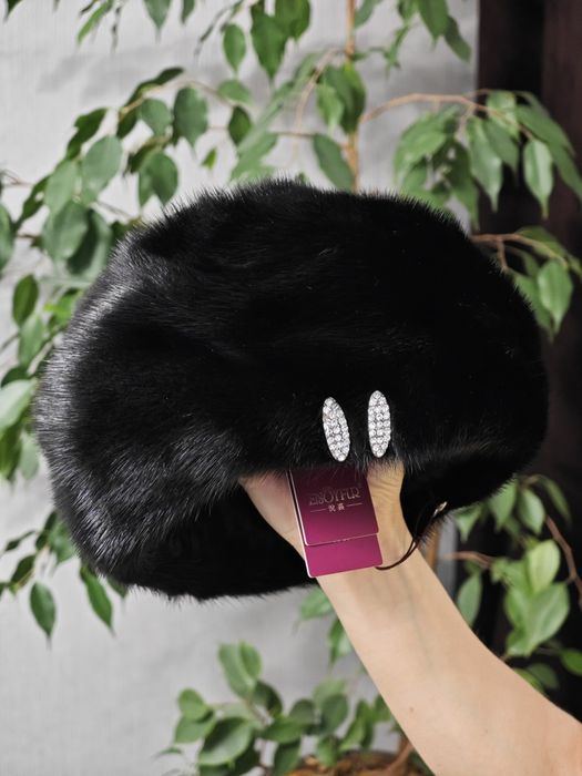 Норковый Берет новый женский