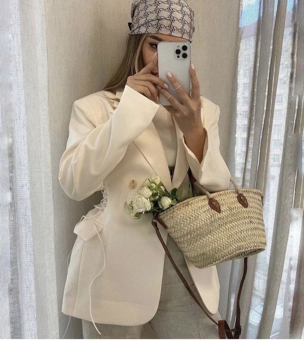 Пиджак с завязками