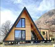 Vand cabane tip A frame