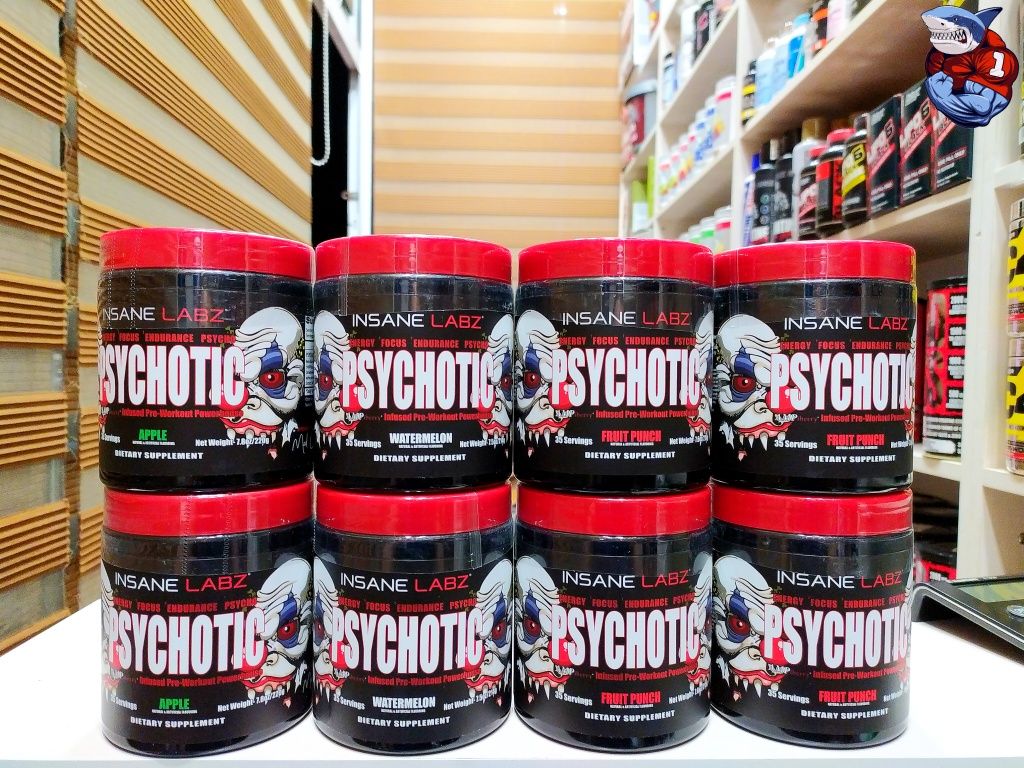 Pre workout Psychotic 35 порций энергетик,предтреник,психотик.