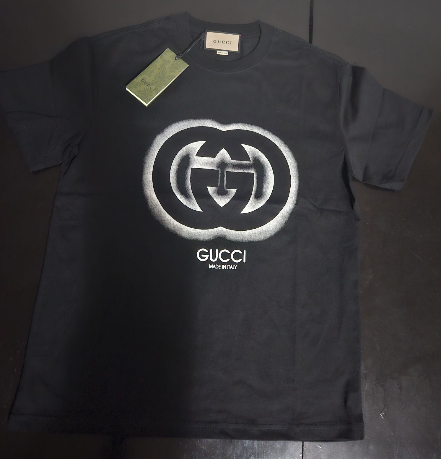 Tricou Gucci Black-White Print New Season