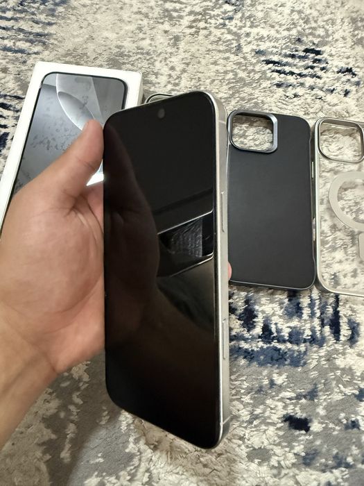 Iphone 16pro max srochno sotiladi yomkist 96%