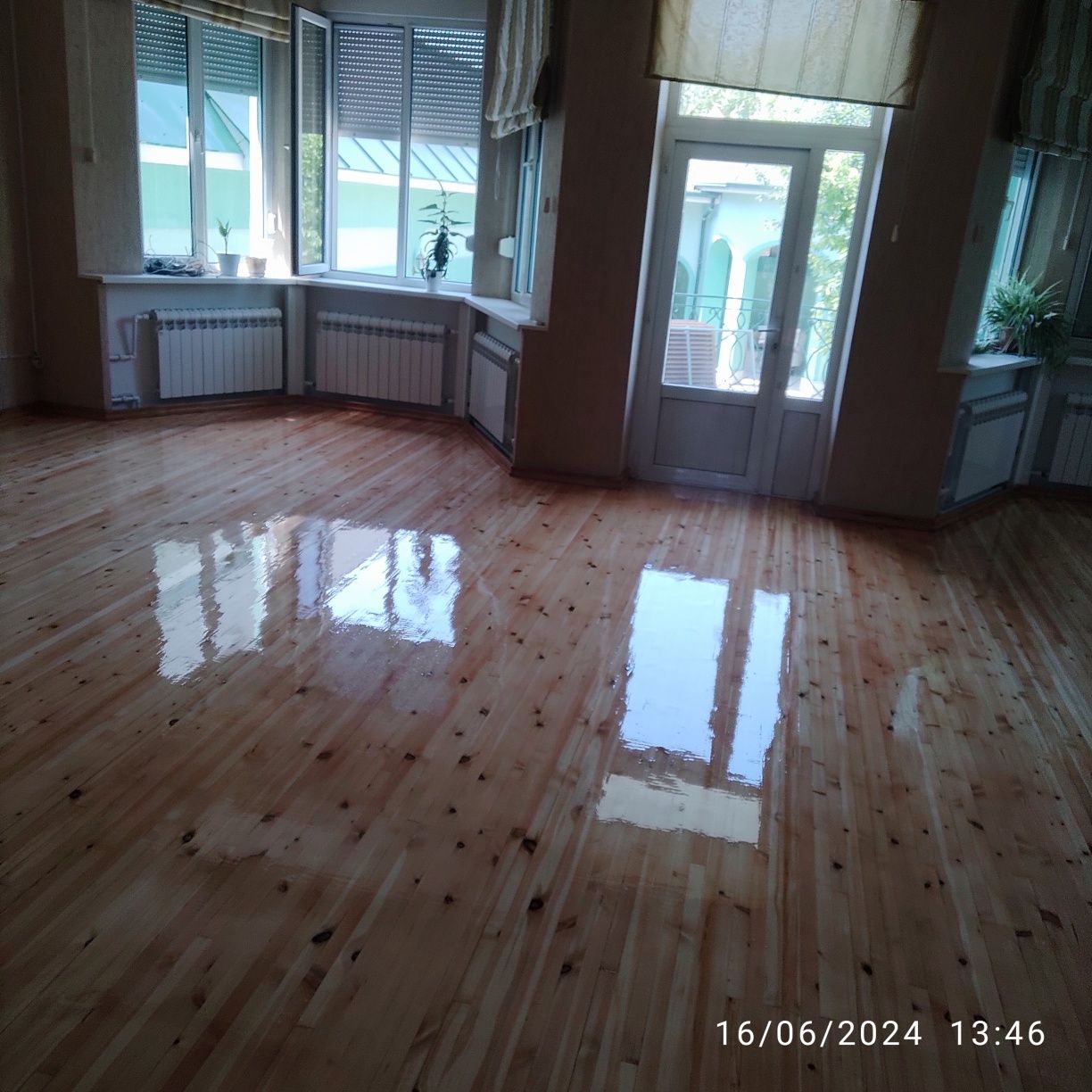 Шлифовка пол паркет