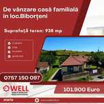 De vânzare casă familială în loc.Biborțeni