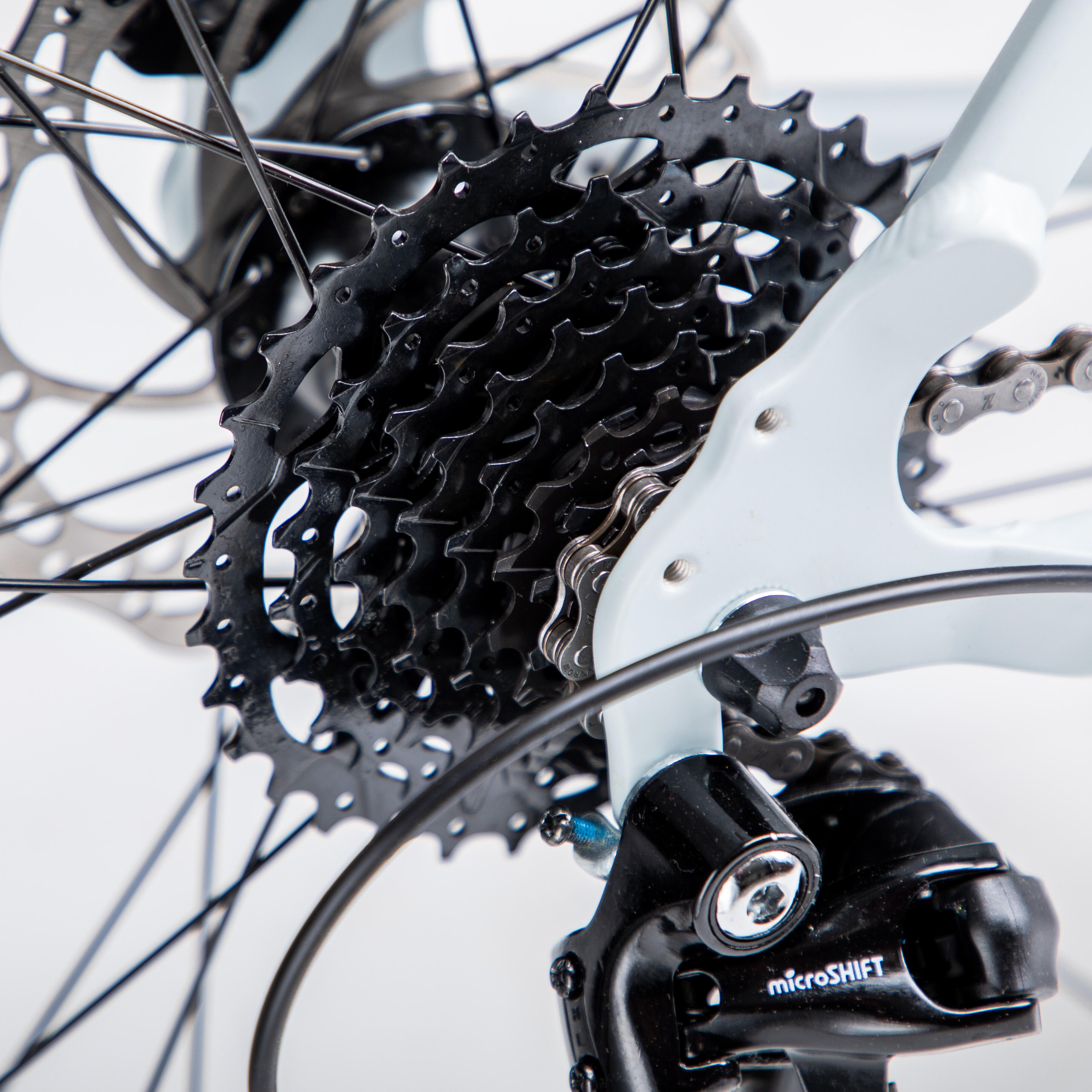 Bicicletă de șosea Rc120 Disc Gri - produs resigilat (nou) Decathlon