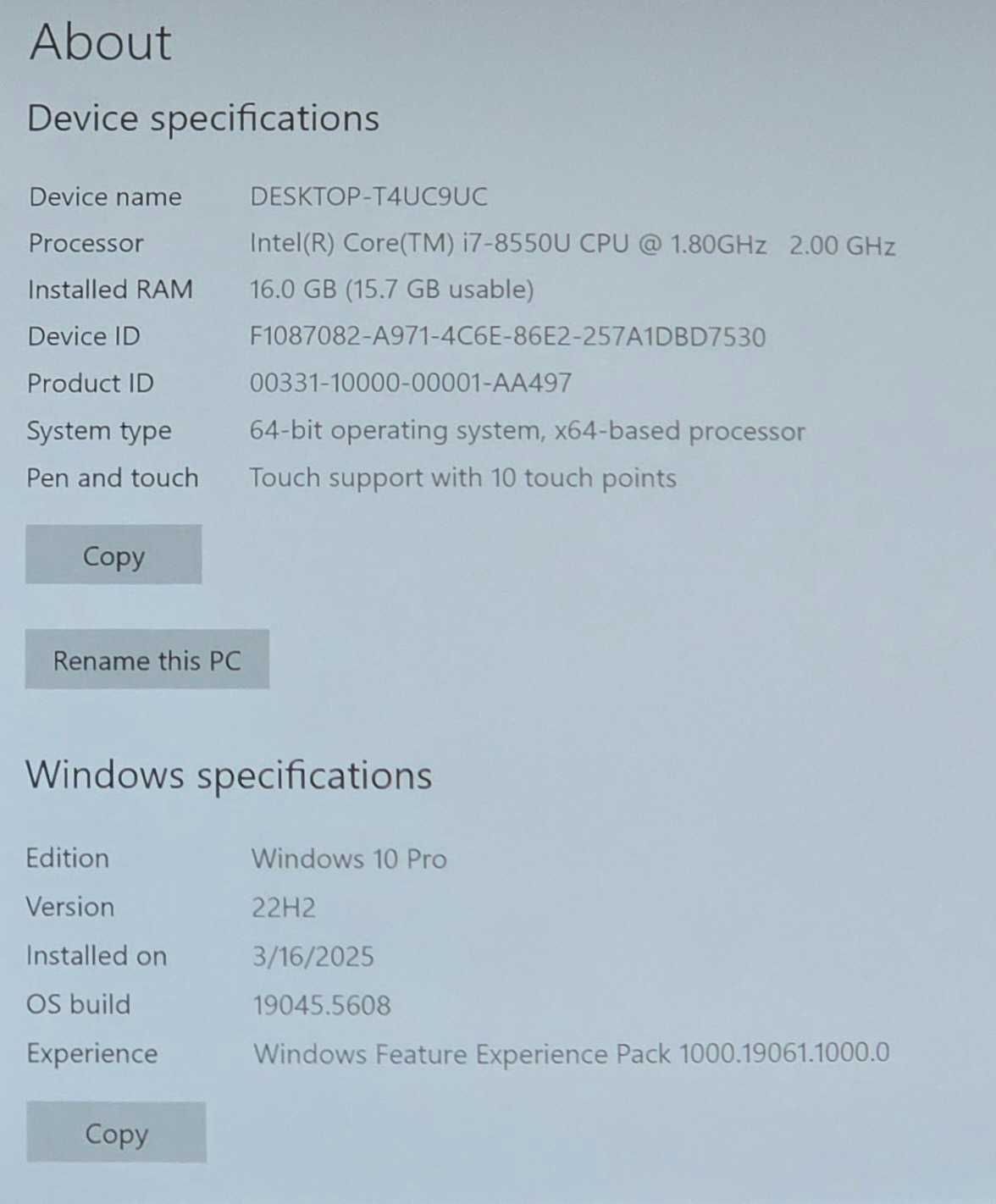 Dell XPS 13 9360, i7-8550U, 16GB RAM, 1TB SSD, touchscreen