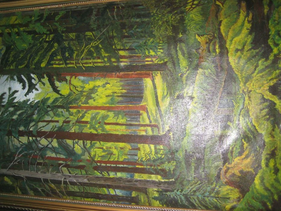 Картина Лес Школа Репина в Крыму 120 лет  года Холст Масло 1,20 см