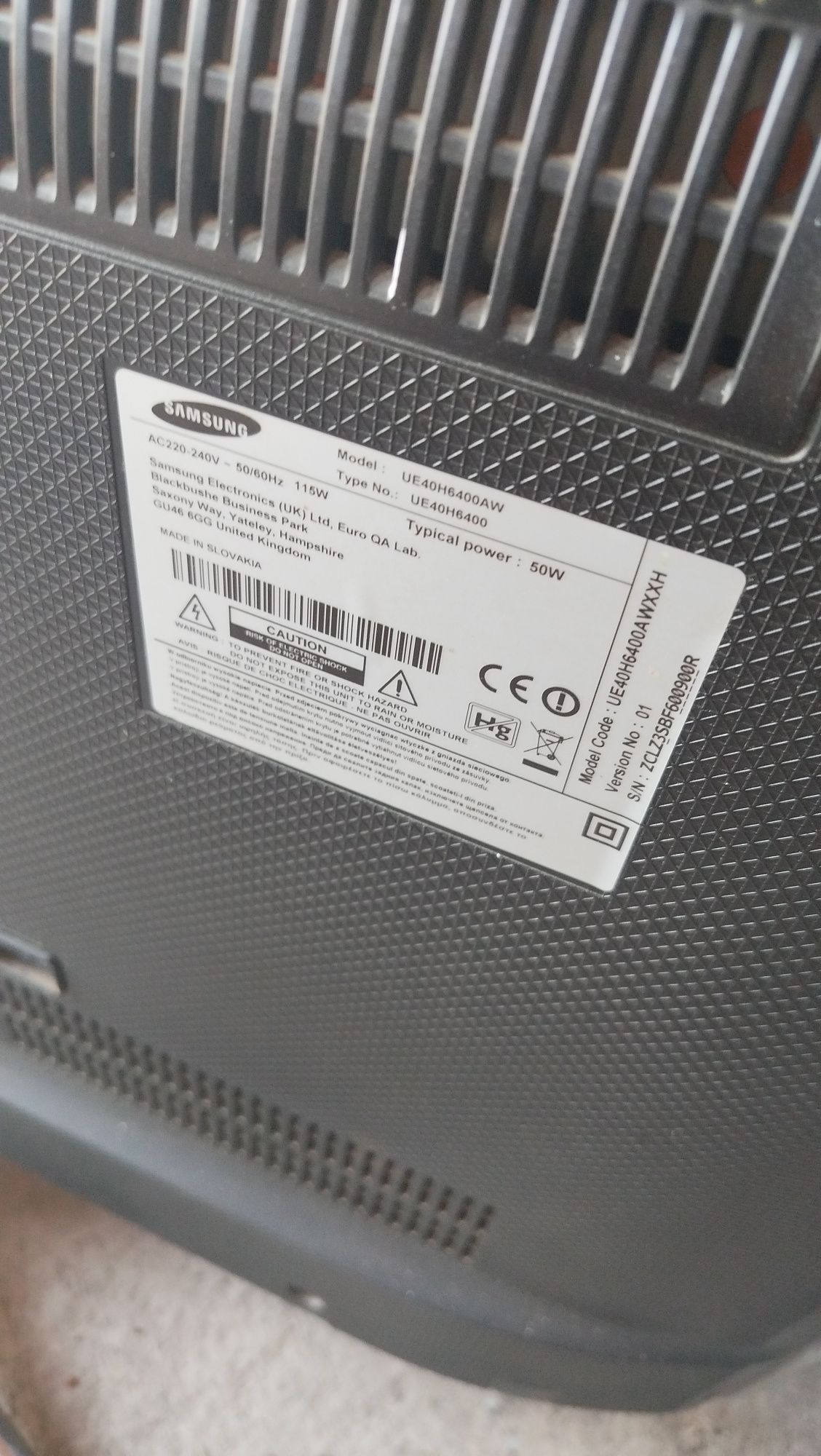 samsung ue40h6400aw