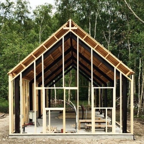 Case moderne pe structură metalică sau lemn