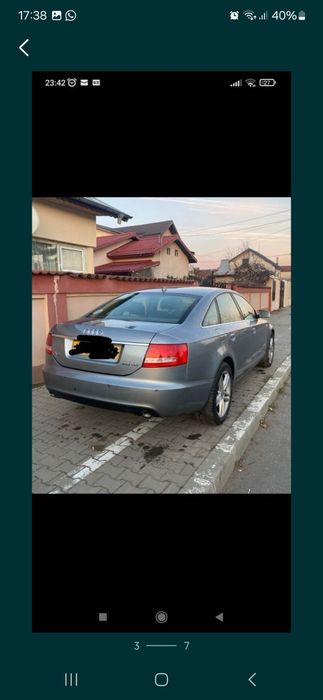 Aripi bara spate usi  Audi a6 c6 cod culoare LY7G