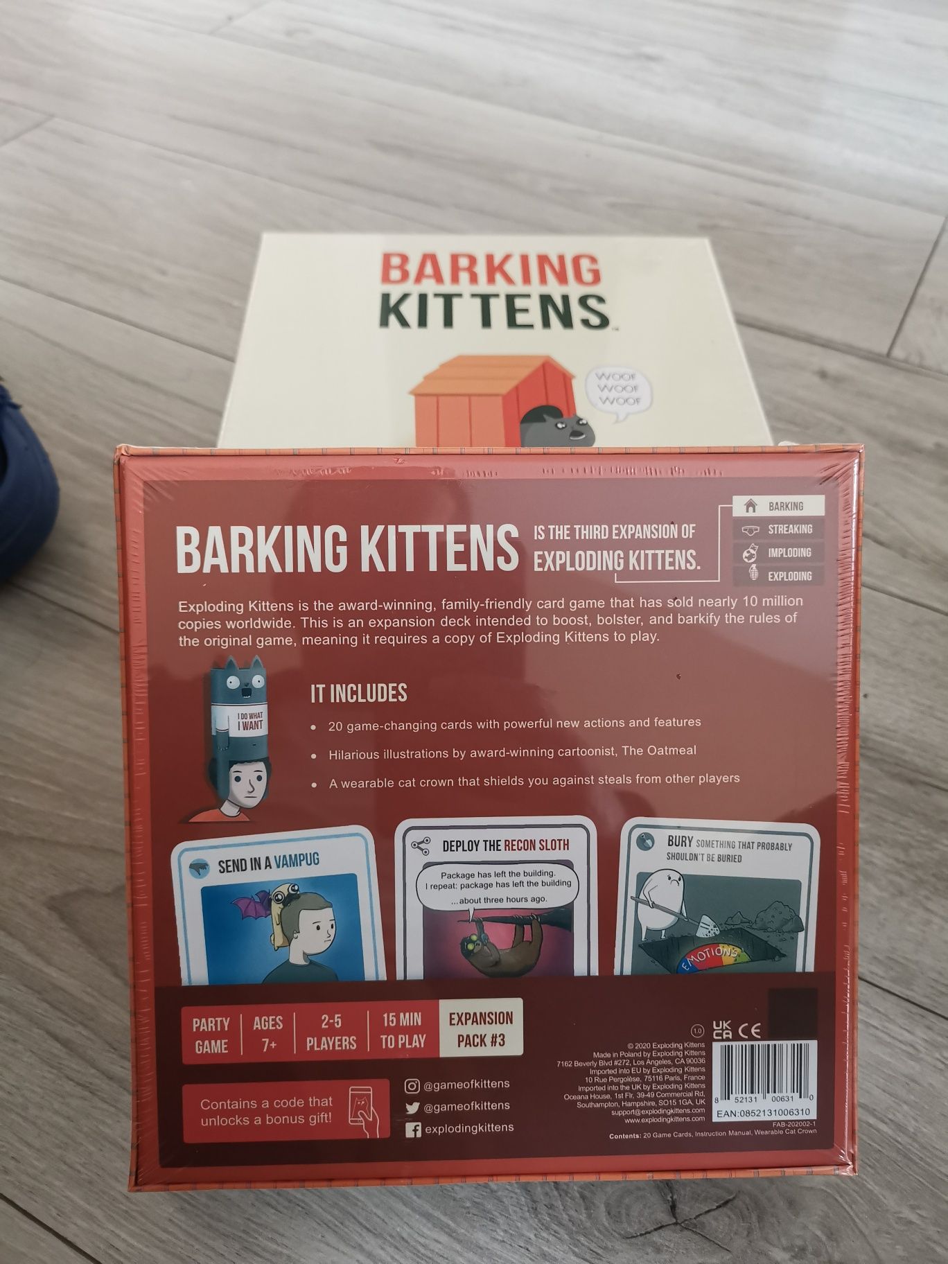 Експлоадиращи котета карти Card Exploding Kittens , Impoding , barking