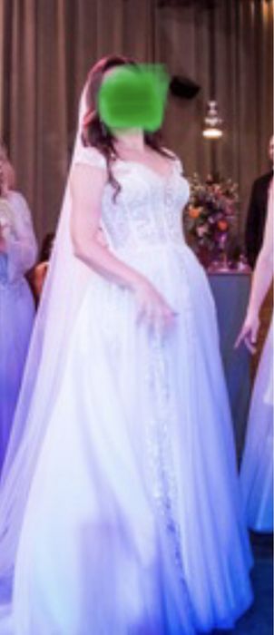 Rochie mireasa Eva Lendel model Cameron alba