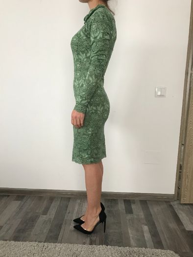 Rochie verde eleganta Monesse