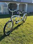 Vand bicicleta tandem noua-nefolosita