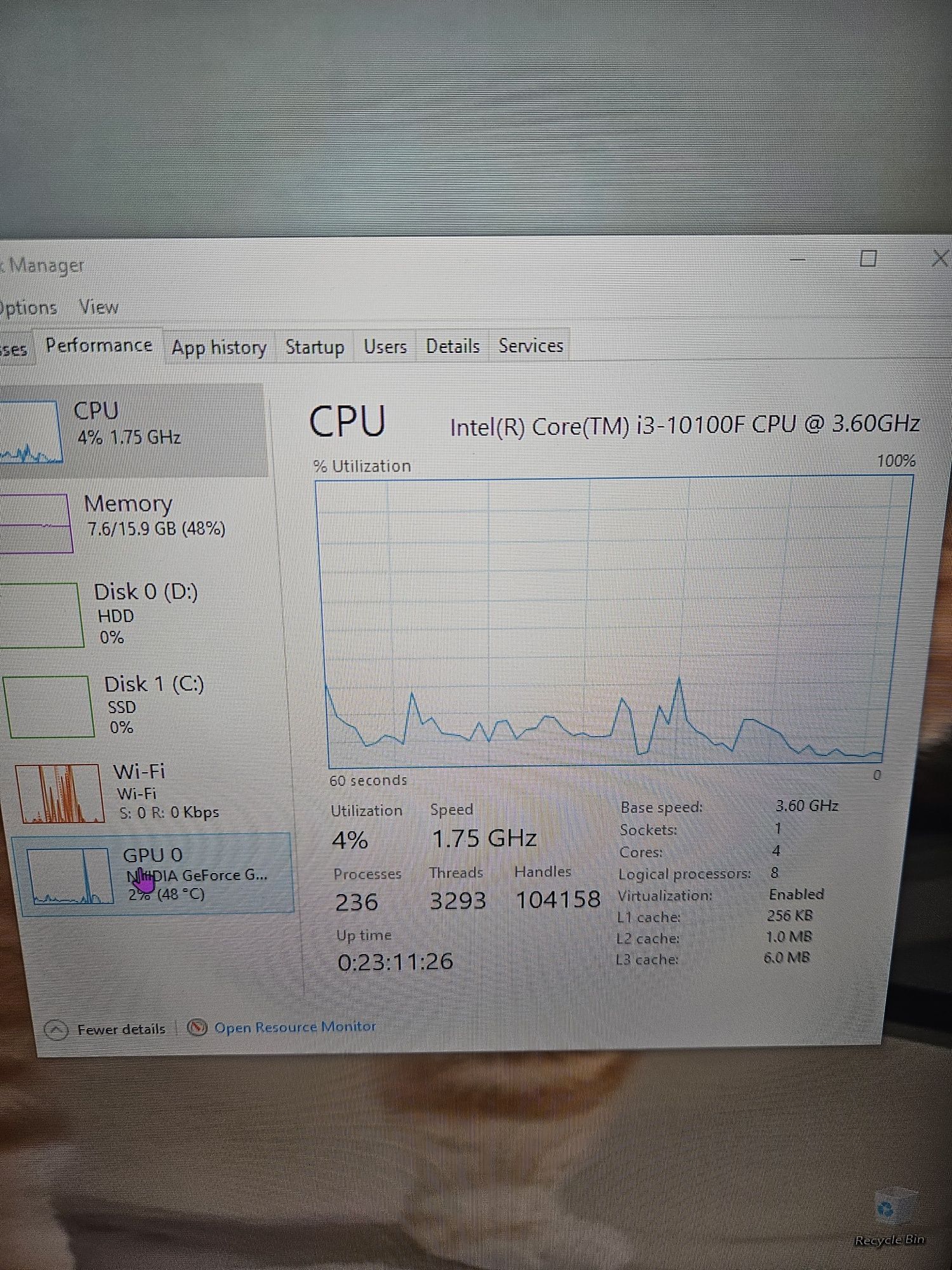 Periferice/monitoare/Unitate PC GAMING intel 13-10100F, 16bg ram, gtx