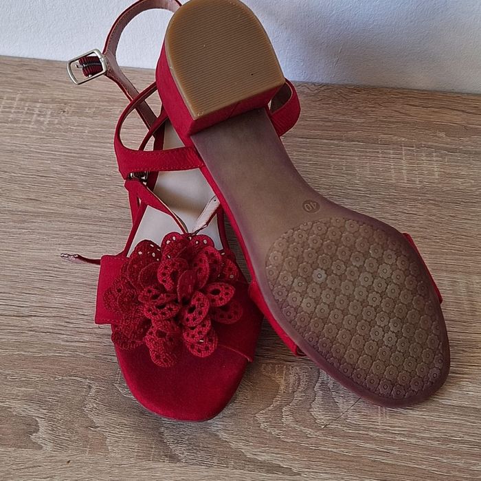 Sandale elegante roșii