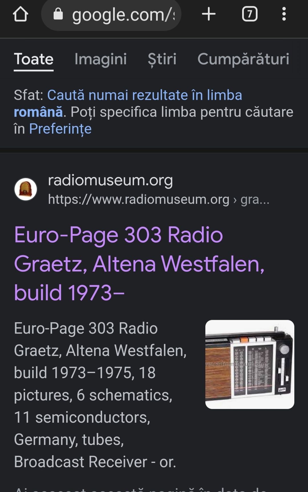 Radio graetz vintage rodio sony