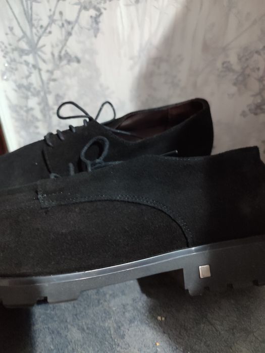 мужские туфли замшевые