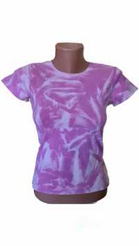 Tricou tie-dye roz