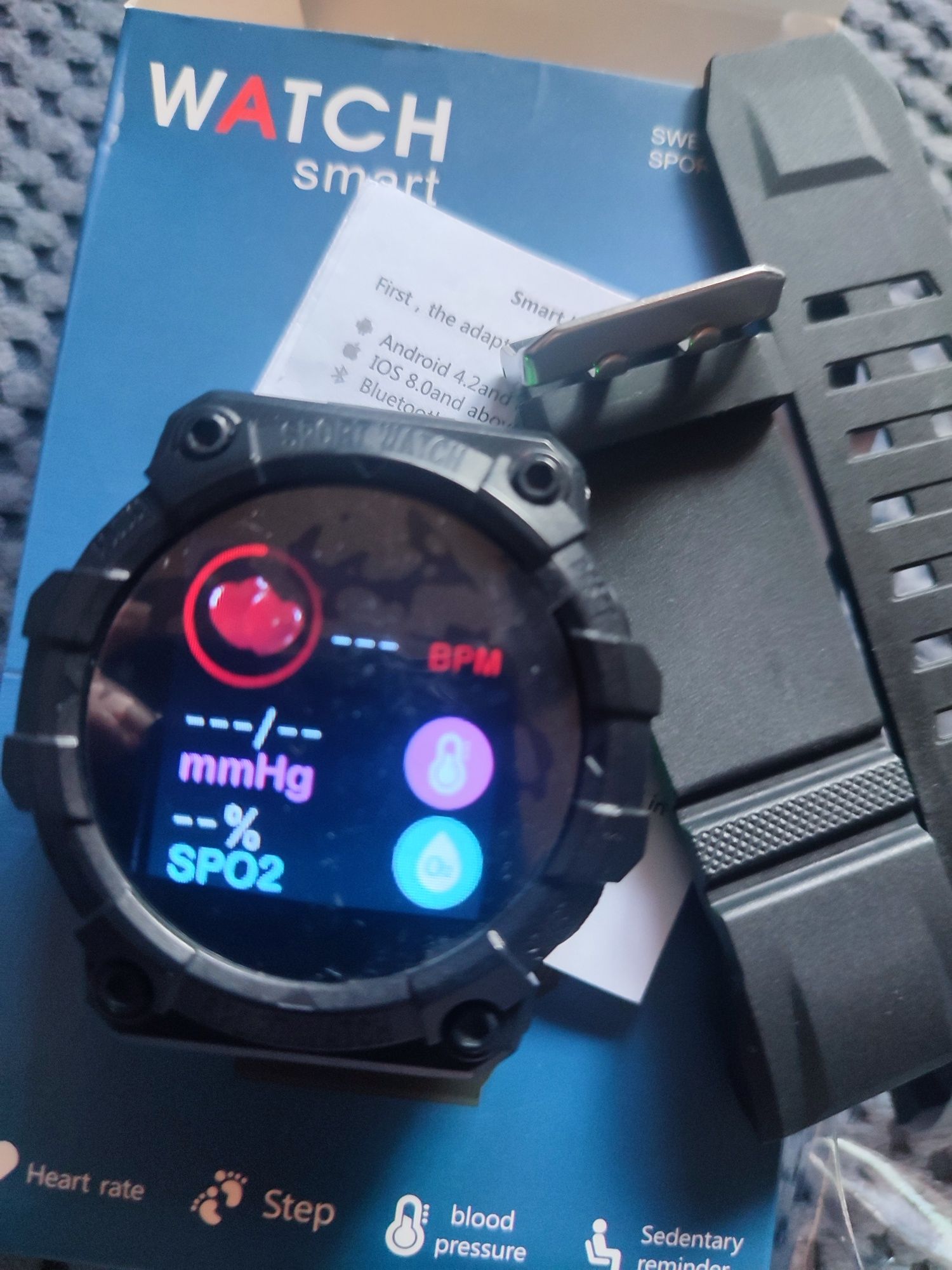 Смарт часовник фитнес гривна smart watch