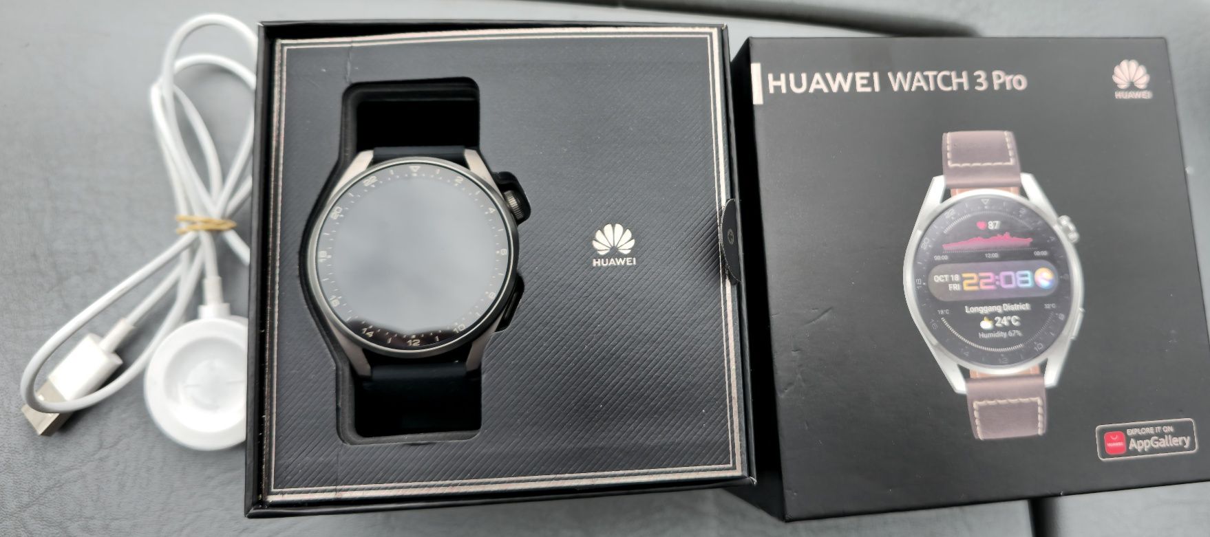 Huawei watch 3 pro неразличими от нов.