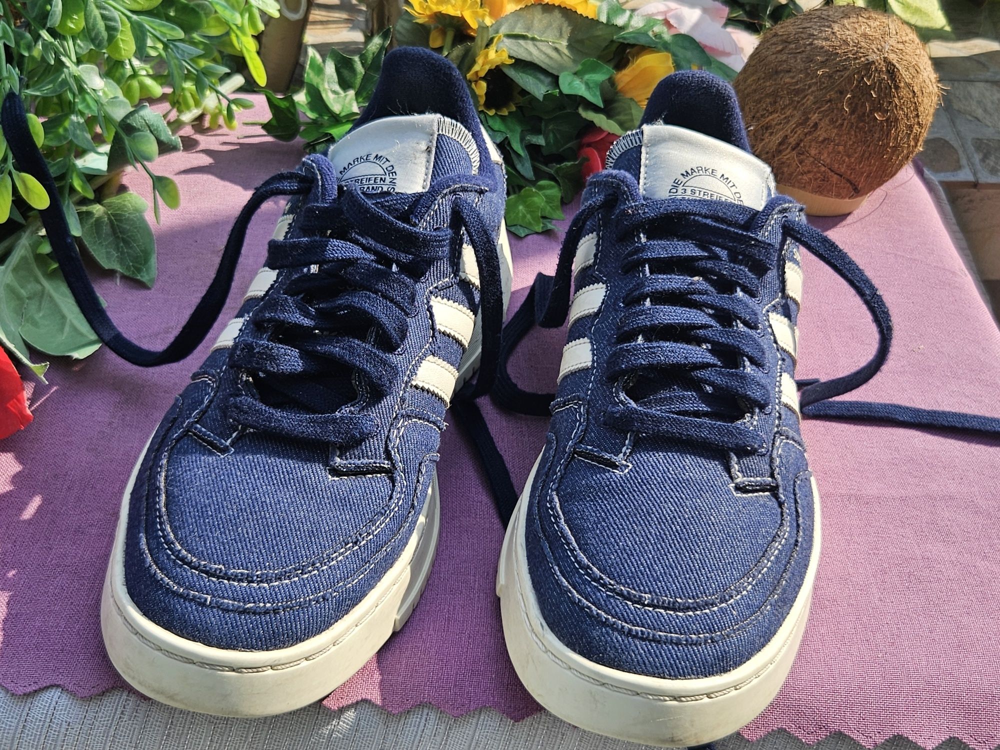 Adidas Supercourt кецове от деним
