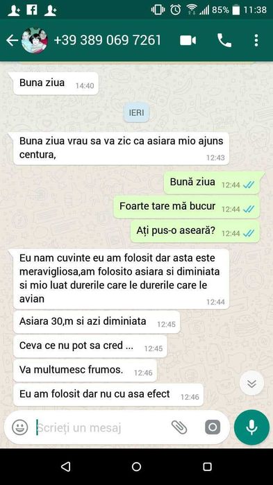 Brau  / Centura  cu  Turmalina GREEN WORLD