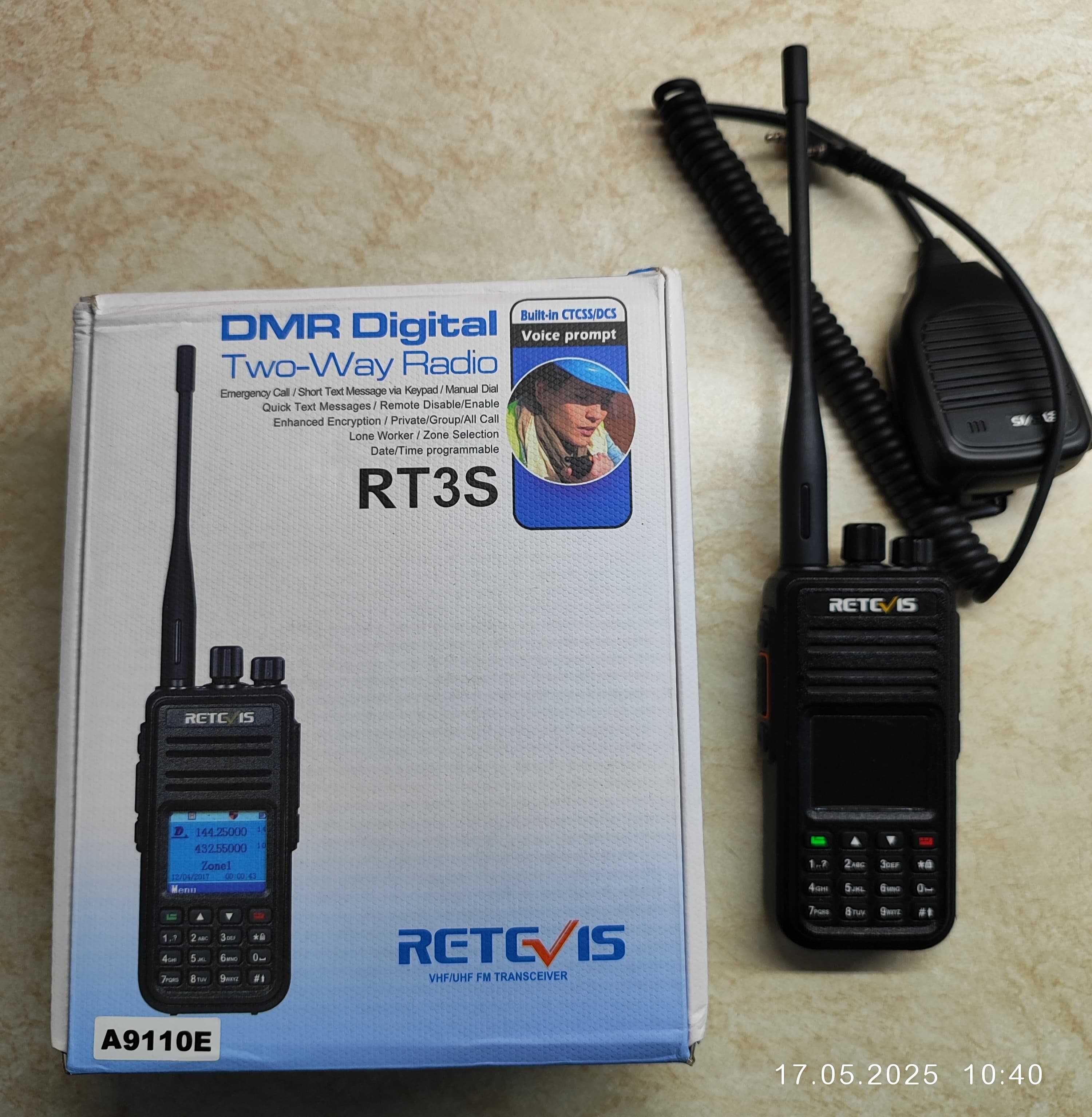 Рация DMR Retevis RT3S