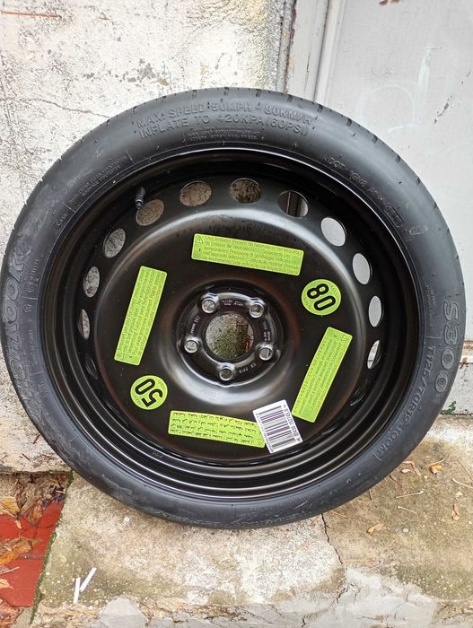 Roata de rezerva subțire Audi A6 marca Hankook