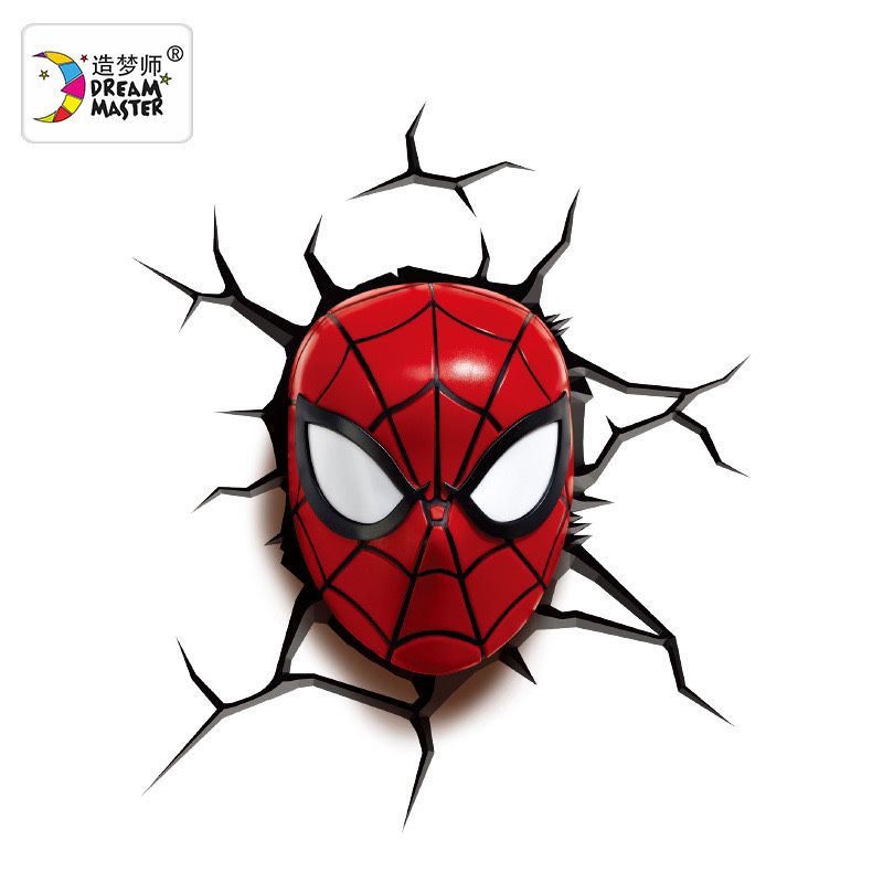 Настенный ночник 3D человек-паук