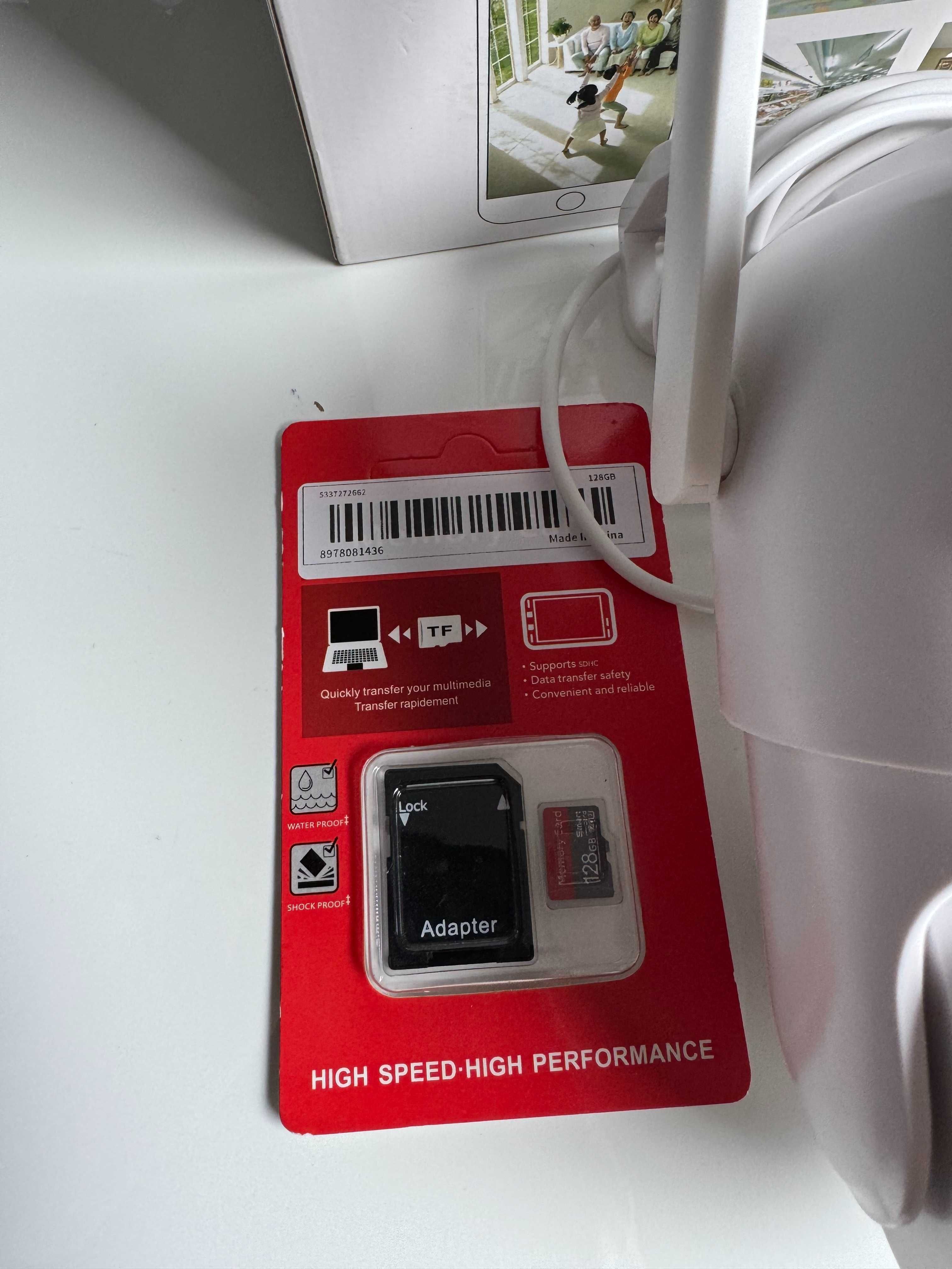 Wifi камера с 128ГБ карта и козирка