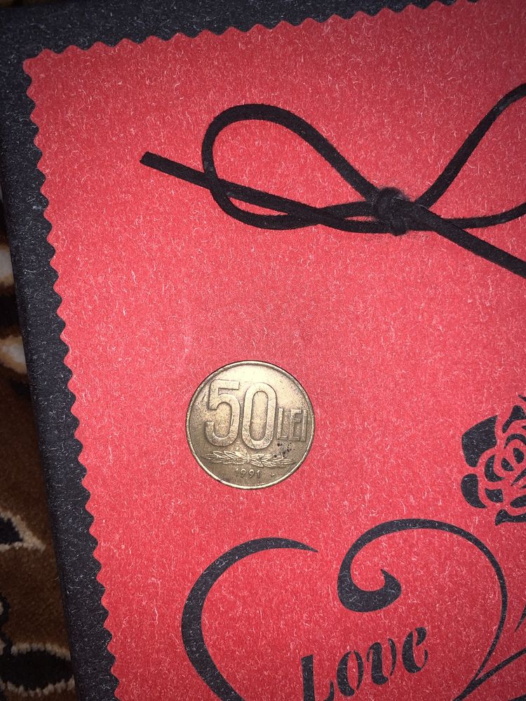Vand moneda veche de 50 de lei, anul 1991.