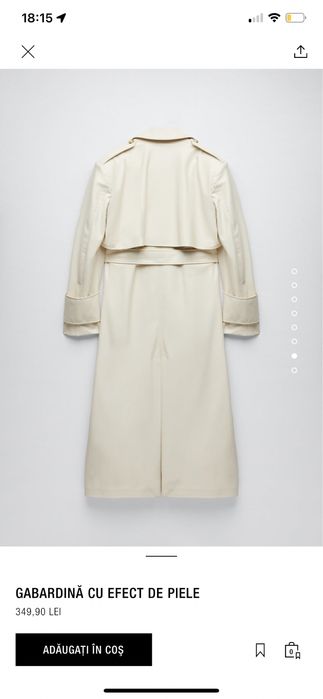 Trench Zara NOU