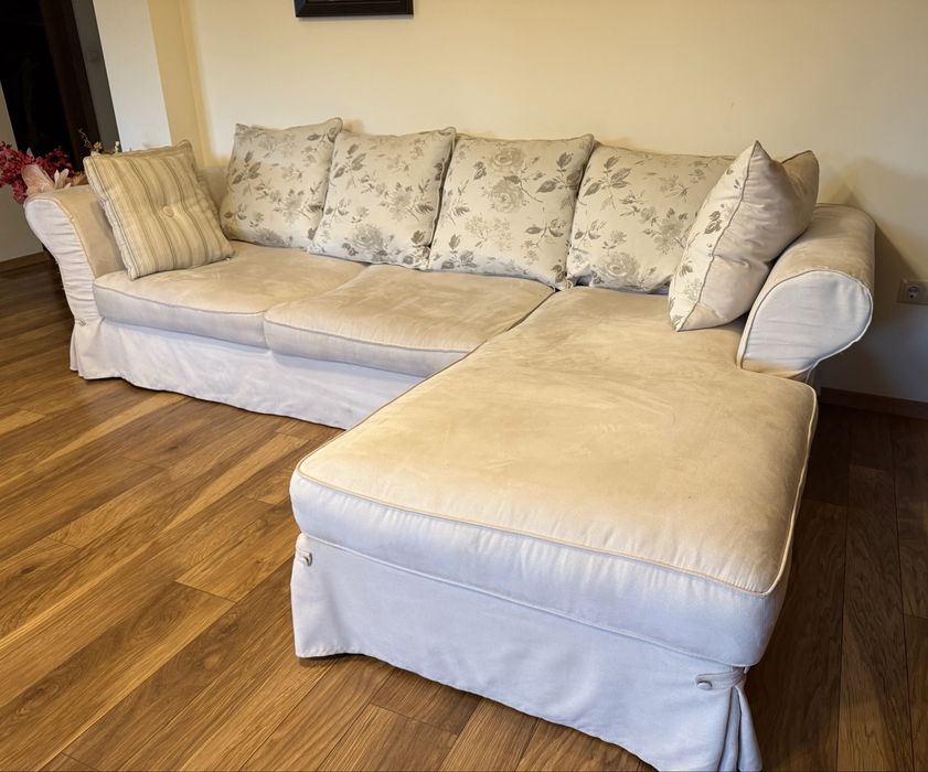 Canapea + sezlong dreapta Marie (Mobexpert)