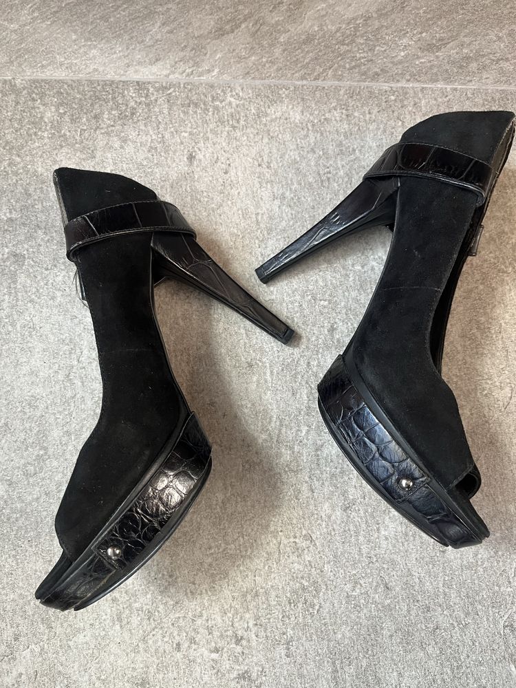 Guess sandale platforma toc inalt