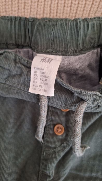 Compleu set bluza si pantaloni h&m lupilu 86