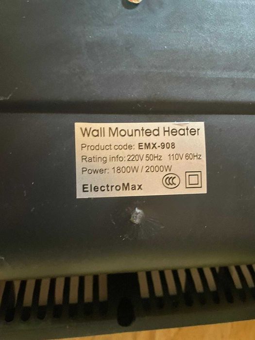 Aerotermă de perete ElectroMax EMX-908, 2000W, stare foarte bună