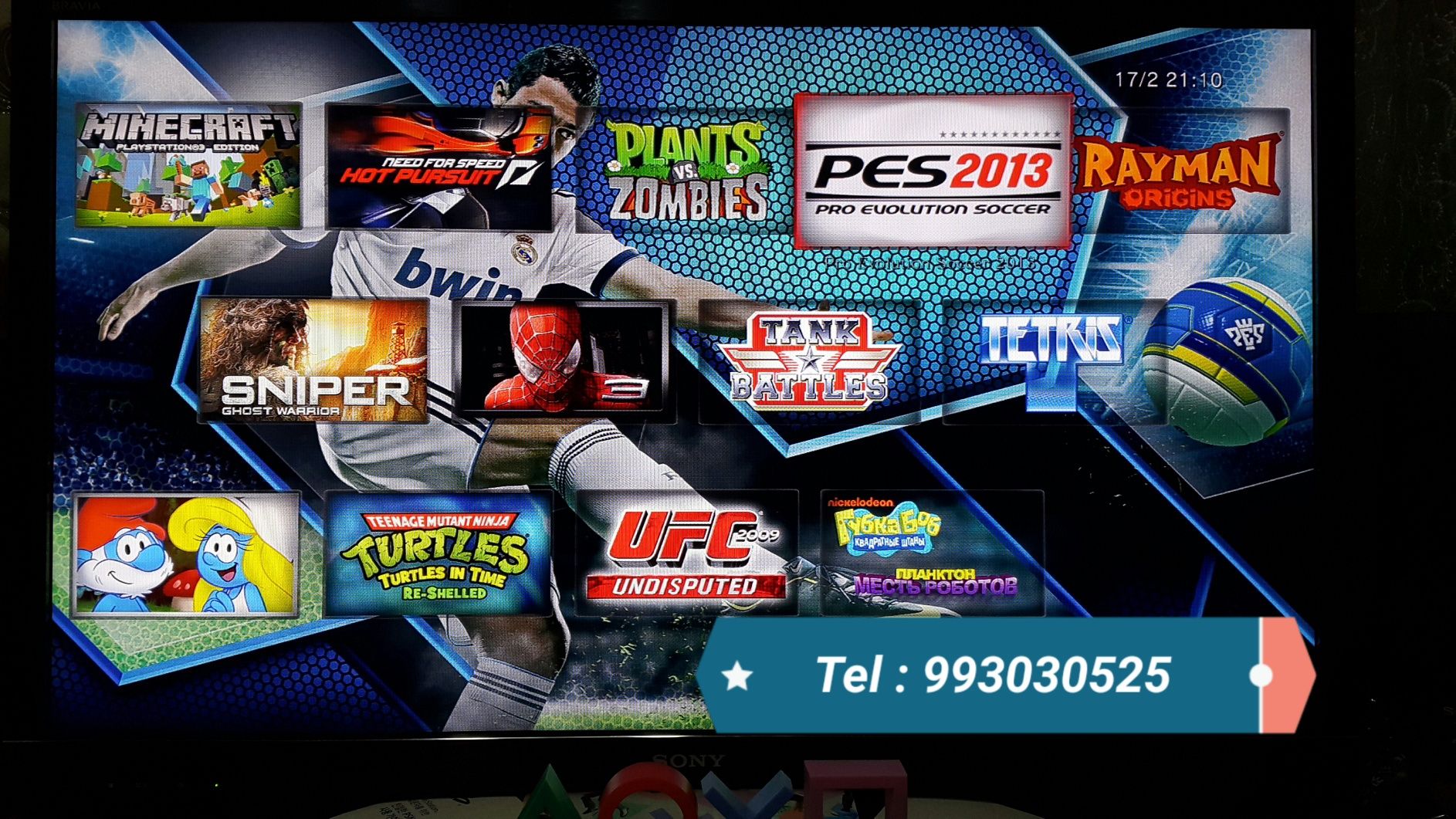 Playstation 3 Slim.HD + 2ta Joystick + 35 GAMES.