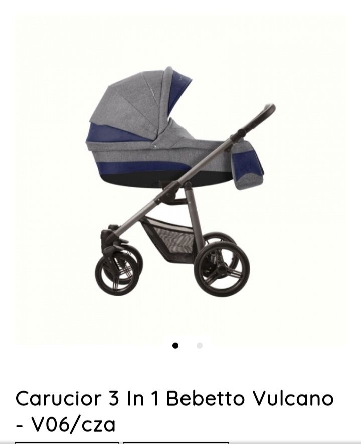 Carucior 3 in 1 Bebetto Vulcano