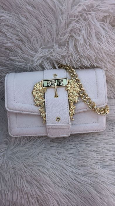 Geanta Versace dama culoarea alba
