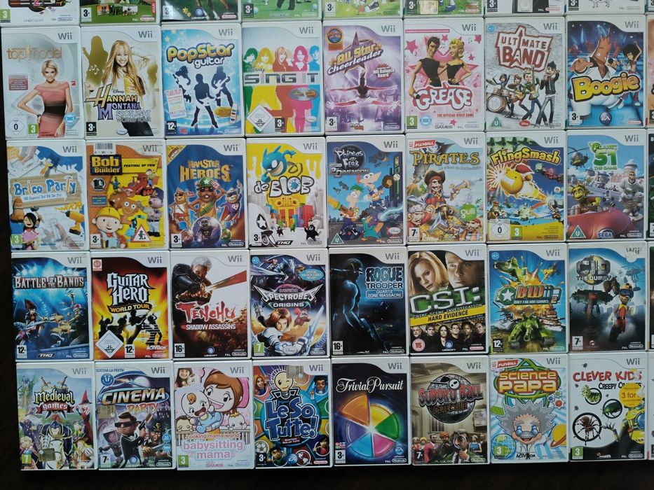 Wii Fifa Pes Golf Guitar Hero Wii Fit Plus Boogie Wii Play Clever Kids