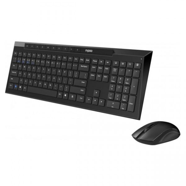 Клавиатура и мышь Rapoo 8210M White/Black