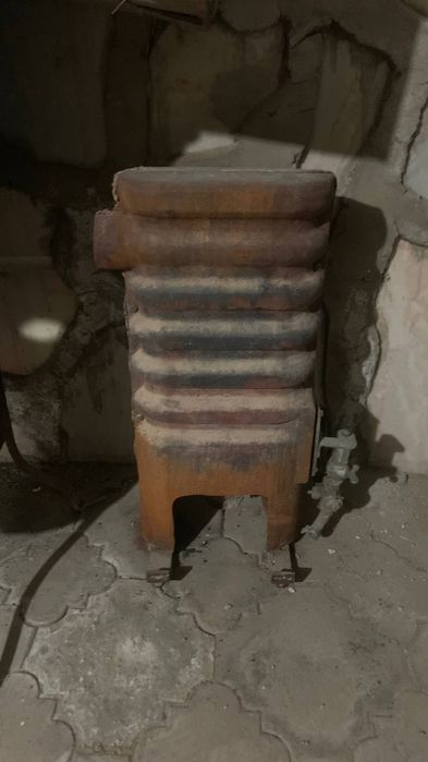 Печка чугунная.                  .