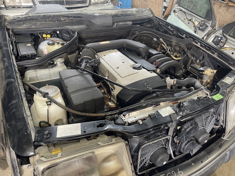 W124 авторазбор ешка двигатель акпп бу запчасть капот крыло фары бампе