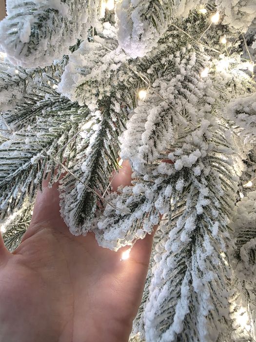 Brad artificial 3d cu efect de zapada